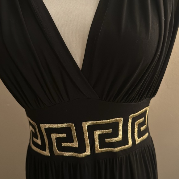 NWT Black dress from Greece size 3 Greece I usually wear a medium in US. - Picture 2 of 8